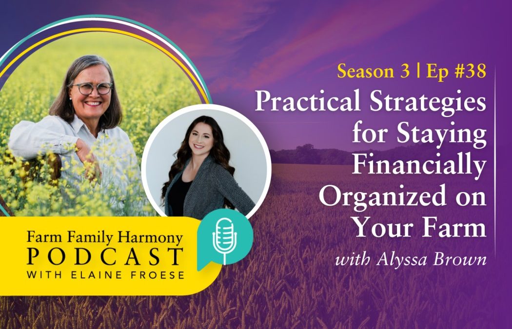 38: Practical Strategies for Staying Financially Organized on Your Farm