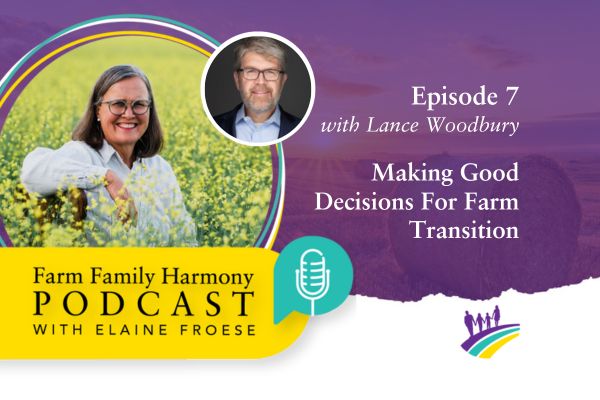 07: Making Good Decisions For Farm Transition with Lance Woodbury