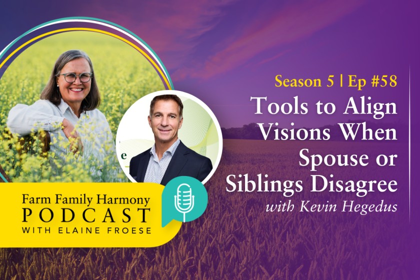 58: Tools to Align Visions When Spouse or Siblings Disagree