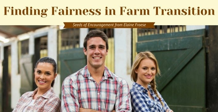 Finding Fairness in Farm Transitions