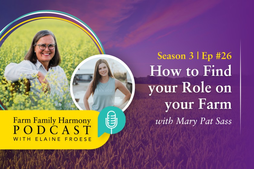 26: How to Find your Role on your Farm