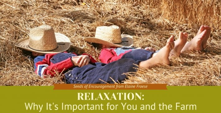 Relaxation: Why It's Important For You and the Farm