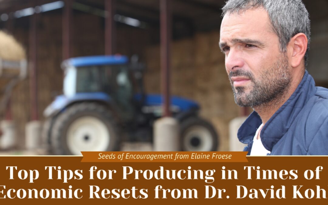Top Tips for Producing in Times of Economic Resets from Dr. David Kohl