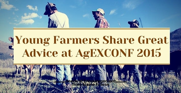 Young Farmers Share Great Advice at AgEXCONF 2015