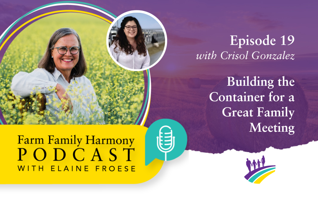 19: Building the Container for a Great Family Meeting